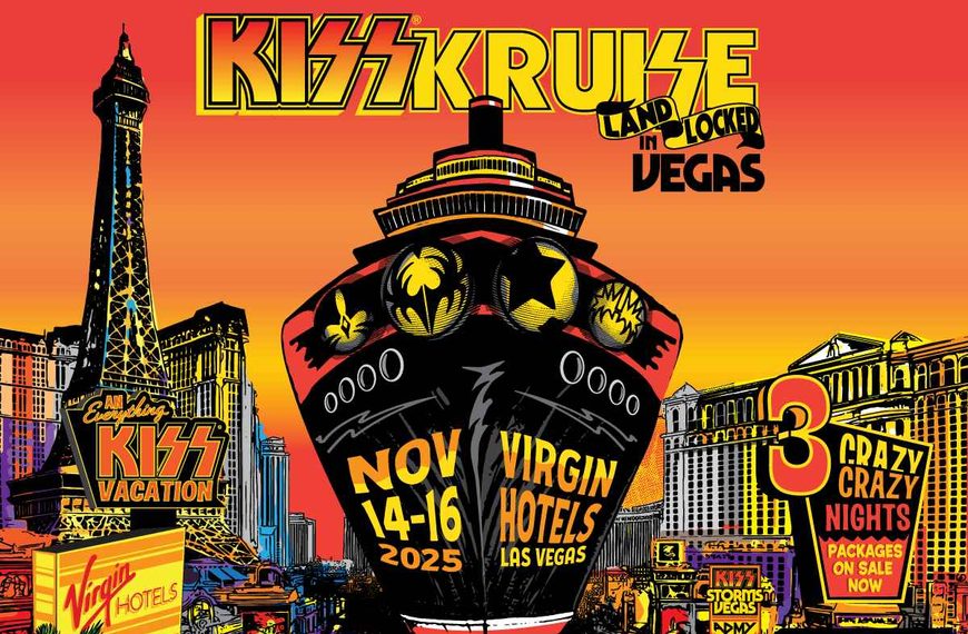 KISS anuncia atrações e atividades da edição 2026 do “KISS Kruise: Land-Locked In Vegas”