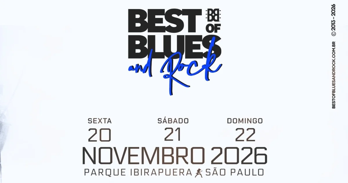 Best of Blues and Rock 2026 anuncia Eddie Vedder e Roger Daltrey como atrações principais em São Paulo